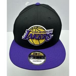 Los Angeles Lakers New Era 9Fifty Black Baseball Cap Snapback